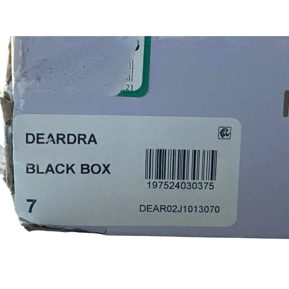 Madden Girl Black Patent Leather Boots Deardra Pull On Chunky Heel Chelsea  7 - Picture 5 of 5